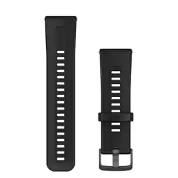 MediaMarkt Garmin Zwarte Siliconen Band Venu X1 24 Mm Horlogebandje Zwart aanbieding