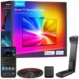 MediaMarkt Govee Tv Backlight 3 Lite (75~85 Inch) Slimme Ledstrip Zwart aanbieding