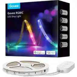 MediaMarkt Govee Rgbic Basic Led Strip Lights - 10m Slimme Ledstrip Wit aanbieding