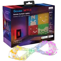 MediaMarkt Govee Curtain Light Netflix Co-branding Slimme Ledstrip Transparant aanbieding