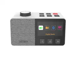 MediaMarkt Kenwood Cr-m70dab-w - Dab+ Radio Voor Senioren Wit aanbieding