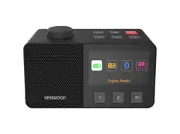 MediaMarkt Kenwood Cr-m70dab-b - Dab+ Radio Voor Senioren Zwart aanbieding