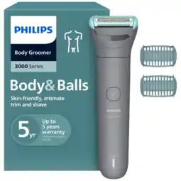 MediaMarkt Philips Bg3480/15 Philips Series 3000 Bodygroomer Grijs aanbieding