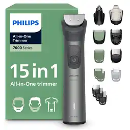 MediaMarkt Philips Mg7921/15 Philips Series 7000 15 In 1 Multigroom Donker Grijs aanbieding