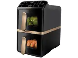 MediaMarkt Philips 4000 Series Stacked Dual Basket Airfryer - 10 Liter Na462/70 aanbieding