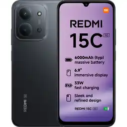 MediaMarkt Xiaomi Redmi 15c 5g - 256 Gb Zwart aanbieding