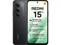 MediaMarkt Xiaomi Redmi 15 5g - 256 Gb Zwart aanbieding