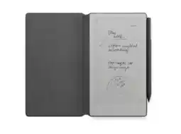 MediaMarkt Remarkable Paper Pro Move + Marker Plus Book Folio Leather Zwart Zwart - 7.3 Inch 64 Gb E-ink-tablet aanbieding