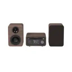 MediaMarkt Pure Classic Stereo Mini Set Bruin/ Walnoten aanbieding