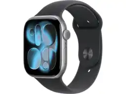 MediaMarkt Apple Watch Series 11gps + Cellular - 46mm Aluminium Case Black Sport Band S/m Smartwatch Space Grey aanbieding
