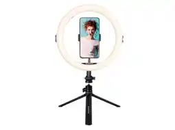 MediaMarkt Agfa Vlogging Tripod 11 Bluetooth Ringlight aanbieding