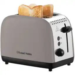 MediaMarkt Russell Hobbs Colours Plus 2 Snedes Broodrooster Mocha Bruin aanbieding