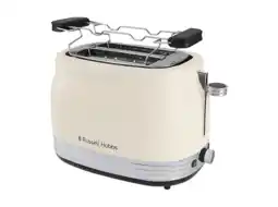 MediaMarkt Russell Hobbs Hanley 2 Snedes Broodrooster Jasmine Wit aanbieding