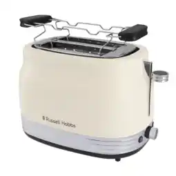 MediaMarkt Russell Hobbs Hanley 2 Snedes Broodrooster Jasmine Wit aanbieding