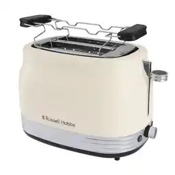 MediaMarkt Russell Hobbs Hanley 2 Snedes Broodrooster Jasmine Wit aanbieding