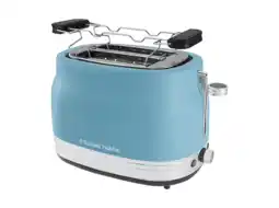 MediaMarkt Russell Hobbs Hanley 2 Snedes Broodrooster Blauw aanbieding