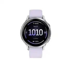 MediaMarkt Garmin Venu 4 41mm Zilver/blauwpaars Smartwatch Blauwpaars aanbieding