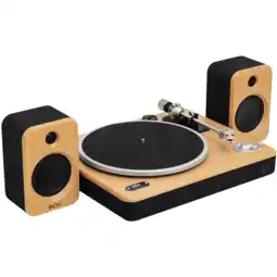 MediaMarkt House Of Marley Stir It Up 2 Tt + Speakers Platenspeler Bruin aanbieding