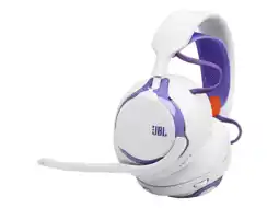 MediaMarkt JBL Quantum 650 – Gaming Headphone Wireless Over-ear White And Purple Gaming-headset Wit aanbieding