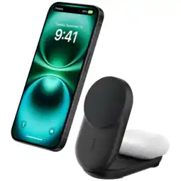 MediaMarkt Belkin Ultracharge 25w Qi2 2-in-1 Magnetische Draadloze Lader Met Usb-c-poort – Zwart Oplader aanbieding