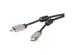 MediaMarkt Vivanco Premium Arc M-m Gold 4k/60hz Hdmi-kabel 1 M Zwart aanbieding