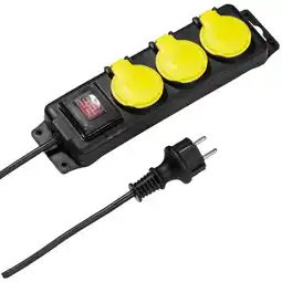 MediaMarkt Vivanco 3-voudig Stopcontact Voor Buiten Met Schakelaar 2 M Stopcontact aanbieding