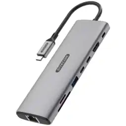 MediaMarkt Sitecom 8in1 Usb-c Pd Multiport Adapter G3 Multiportadapter aanbieding