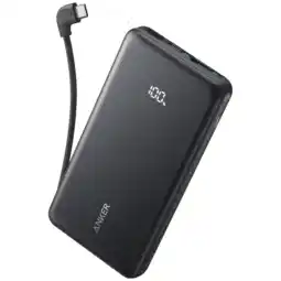 MediaMarkt Anker 225w Ingebouwde Usb-c-kabel 10000 Mah Powerbank Zwart aanbieding
