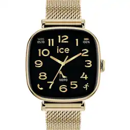 MediaMarkt Ice-watch Ice Smart Sq 2.0 - Milanese 1.7 Smartwatch Gold aanbieding