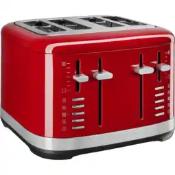 MediaMarkt Kitchenaid 5kmt4109eer Broodrooster Rood aanbieding