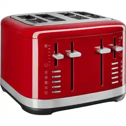 MediaMarkt Kitchenaid 5kmt4109eer Broodrooster Rood aanbieding