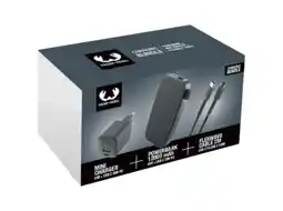 MediaMarkt Fresh 'n Rebel 8bnd-wc-cb-pb-sg - Bundel Draagbare Powerbank Grijs aanbieding