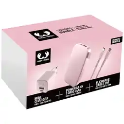 MediaMarkt Fresh 'n Rebel 8bnd-wc-cb-pb-pp - Bundel Draagbare Powerbank Roze aanbieding