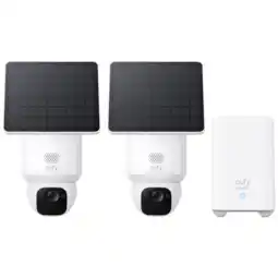 MediaMarkt Eufy Solocam E30 2-cam Kit Slimme Buitencamera Wit aanbieding