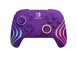 MediaMarkt PDP Afterglow Wave Wireless Purple Controller Nintendo Switch Switch Lite Oled Paars aanbieding