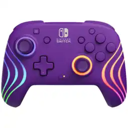 MediaMarkt PDP Afterglow Wave Wireless Purple Controller Nintendo Switch Switch Lite Oled Paars aanbieding