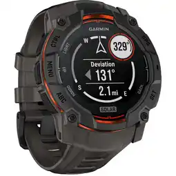 MediaMarkt Garmin Instinct 3 50mm Solar Smartwatch Donkergrijs aanbieding