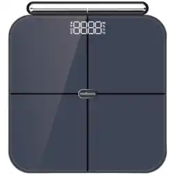 MediaMarkt Medisana Bs 850 8-point Scale Personenweegchaal Zwart aanbieding