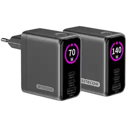 MediaMarkt Sitecom 70w Pd-wandlader Met Led-display Wandlader aanbieding