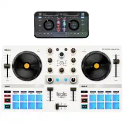 MediaMarkt Hercules Mix Ultra Dj Controller Wit aanbieding