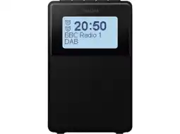 MediaMarkt Philips Tat5100/00 Dab+ Klokradio Zwart aanbieding