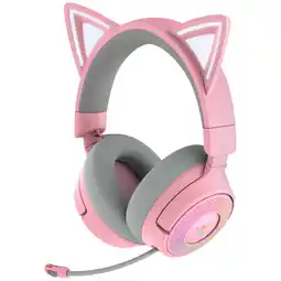 MediaMarkt Razer Kraken Kitty V3 Pro Wireless Rgb Gaming Headset Quartz aanbieding