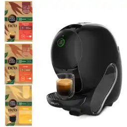 MediaMarkt Krups Nescafé Dolce Gusto Kp3808ah Neo Caffè + 3x Koffie Bundel Koffiemachine Zwart aanbieding