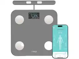 MediaMarkt Haepi Anna Slimme Personenweegschaal Grijs aanbieding