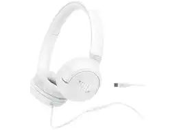 MediaMarkt JBL Tune 530c Hoofdtelefoon Wit aanbieding