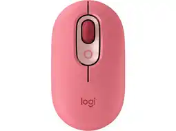 MediaMarkt Logitech Pop Mouse Draadloze Muis Roze aanbieding