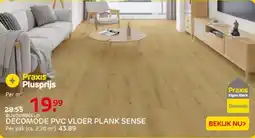 Praxis Decomode pvc vloer plank sense aanbieding