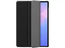 MediaMarkt Just In Case Trifold Case Samsung Galaxy Tab S10 Fe+ - Zwart Beschermhoes aanbieding