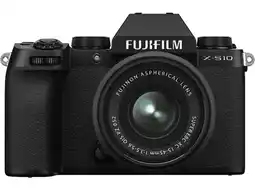 MediaMarkt Fujifilm X-s10 Zwart / Xc15-45mm F3.5-5.6 Ois Pz Kit aanbieding