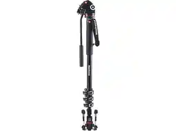 MediaMarkt Manfrotto Xpro Video Monopod 4-section + Xpro2w Balhoofd aanbieding